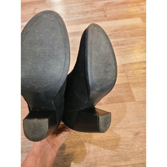 Shoe dazzle size 7 womens black kymber boots - Picture 5 of 7